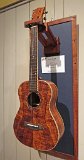 19 - Chuck Bennett's all koa tenor ukulele with curly mango binding, rosewood fretboard and bridge