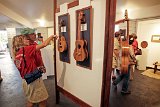 BIUG member Tom Parse and his wife Faith look at ukes on opening night