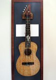 Curly maple concert ukulele by Bob Gleason
