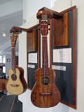 Eight string milo tenor and four string koa ukulele by Michael Perdue