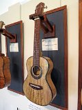 40 - Terry Davis' mango tenor ukulele with offset rosewood rosette