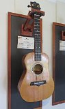 43 - Ernie Theisen's California Claro walnut and Sitka Bear Claw spruce tenor ukulele