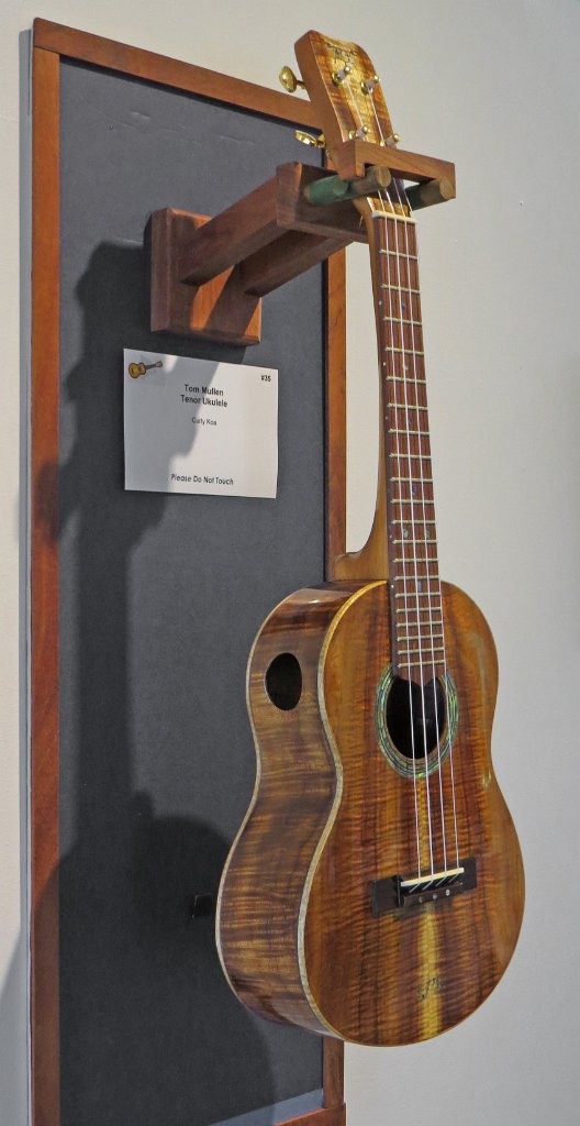 35 Tom Mullen's curly koa tenor ukulele