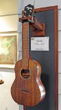 22 Rodney Crusat's koa tenor ukulele with dove inlay