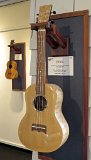 28 Gary Cassel's tenor ukulele with quilted bigleaf maple back and headstock, flame maple sides and Sitka spruce top