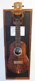 43 Sam Rosen's koa concert ukulele with shell and abalone inlay