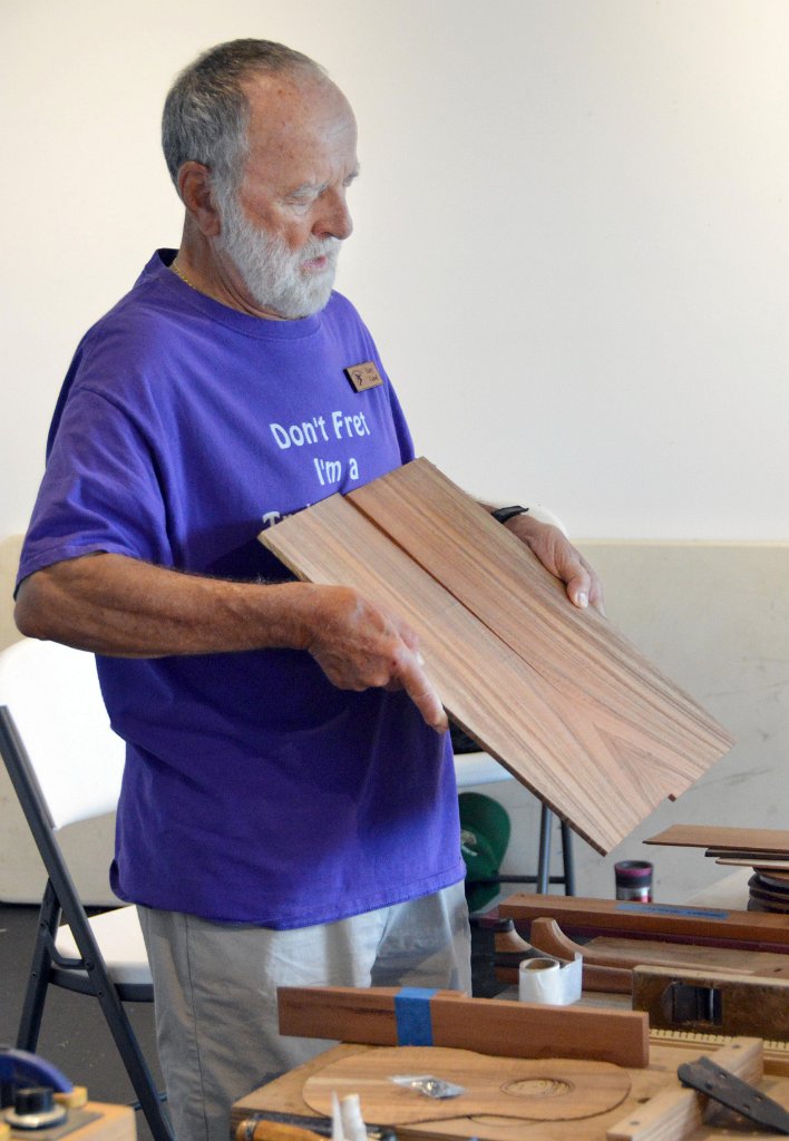 04 Gary Cassel holds a 'bookmatched' set