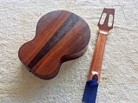10 - Chris Stewart's rosewood ukulele with a blush problem
